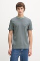 Fred Perry t-shirt bawełniany wzorzyste zielony M6581