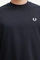 Хлопковая футболка Fred Perry тёмно-синий M8710