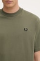Fred Perry t-shirt bawełniany zielony M8710