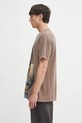 Fucking Awesome t-shirt in cotone Last Night PN20145 marrone AW25