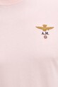 Хлопковая футболка Aeronautica Militare TS1580UJ00372 розовый