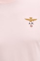 Хлопковая футболка Aeronautica Militare TS1580UJ00372 розовый