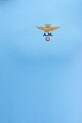 Aeronautica Militare t-shirt bawełniany TS1580UJ00372 niebieski