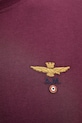 Хлопковая футболка Aeronautica Militare бордо TS1580UJ00372