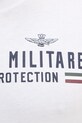 Aeronautica Militare t-shirt in cotone TS1942UJ00538 bianco