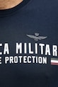 Bavlnené tričko Aeronautica Militare tmavomodrá TS1942UJ00538