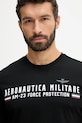 Одежда Хлопковая футболка Aeronautica Militare TS1942UJ00538 чёрный