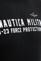 Хлопковая футболка Aeronautica Militare чёрный TS1942UJ00538
