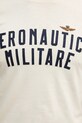 Aeronautica Militare tricou din bumbac TS2478UJ00641 bej