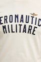 Aeronautica Militare t-shirt bawełniany TS2478UJ00641 beżowy