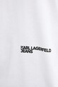 Бавовняна футболка Karl Lagerfeld Jeans A4M17030 білий