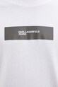 Karl Lagerfeld Jeans t-shirt bawełniany A4M17019 biały