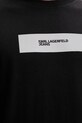 Karl Lagerfeld Jeans t-shirt bawełniany A4M17019 czarny