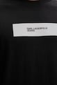 Pamučna majica Karl Lagerfeld Jeans A4M17019 crna