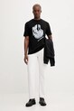 Karl Lagerfeld Jeans t-shirt bawełniany A4M17023 czarny AW25