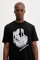 Odzież Karl Lagerfeld Jeans t-shirt bawełniany A4M17023 czarny