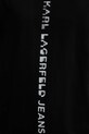 Βαμβακερό μπλουζάκι Karl Lagerfeld Jeans A4M17021 μαύρο