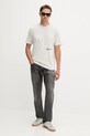 Karl Lagerfeld Jeans t-shirt bawełniany A4M17024 beżowy AW25