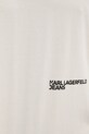 Karl Lagerfeld Jeans t-shirt bawełniany A4M17024 beżowy