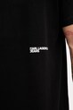 Bombažna kratka majica Karl Lagerfeld Jeans A4M17027 črna