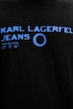Μπλουζάκι Karl Lagerfeld Jeans A4M17022 μαύρο