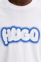 Бавовняна футболка Hugo Blue 50549155 білий