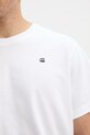 G-Star t-shirt bawełniany D26839.C784 biały