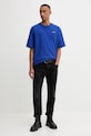 G-Star t-shirt bawełniany D26817.D593 niebieski AW25