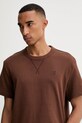 G-Star t-shirt bawełniany brązowy D24449.D976