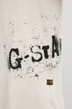 G-Star t-shirt bawełniany D26819.D976 beżowy