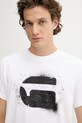 G-Star t-shirt bawełniany biały D26833.D101