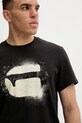 G-Star t-shirt bawełniany czarny D26833.D101