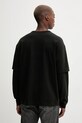 Odzież Hugo Blue longsleeve bawełniany 50546541 czarny