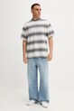 Βαμβακερό μπλουζάκι Hugo Blue 50548323 γκρί AW25