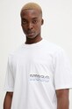 Hugo Blue t-shirt bawełniany biały 50549120