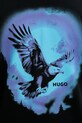 Бавовняний лонгслів Hugo Blue 50549135 чорний