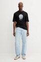 Hugo Blue t-shirt bawełniany 50549162 czarny AW25