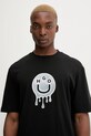 Hugo Blue t-shirt bawełniany czarny 50549162