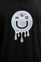 Hugo Blue t-shirt bawełniany 50549162 czarny