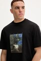 HUGO t-shirt bawełniany czarny 50545995