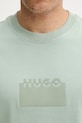 HUGO tricou din bumbac verde 50546867