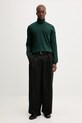 HUGO longsleeve din bumbac 50547372 verde AW25
