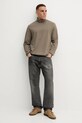HUGO longsleeve bawełniany 50547372 zielony AW25