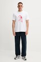 HUGO t-shirt bawełniany 50548557 biały AW25