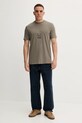 HUGO t-shirt bawełniany 50549154 zielony AW25