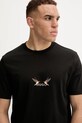 HUGO t-shirt bawełniany czarny 50549154