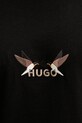 HUGO t-shirt bawełniany 50549154 czarny