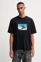 Odzież HUGO t-shirt bawełniany 50549156 czarny