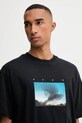 HUGO t-shirt bawełniany czarny 50549156