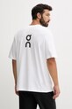 Odzież ON running t-shirt bawełniany Club T 1ME10050069 biały